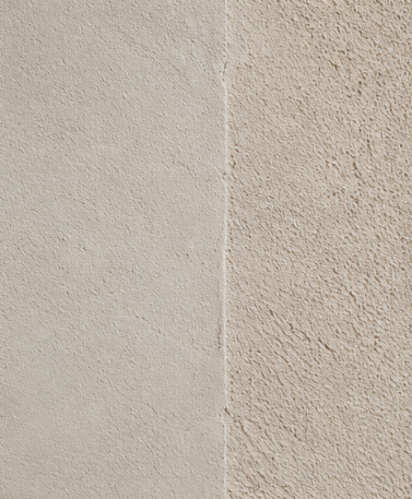 Superficie trabajada con acabado mineral Limecoat